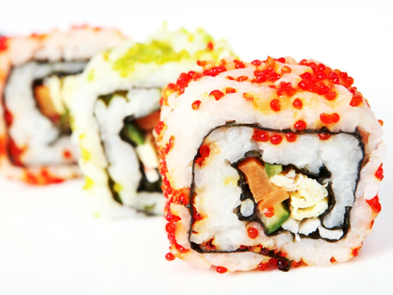 California rolls sushi